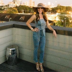 Kittenish Denim Jumpsuit Emma XS